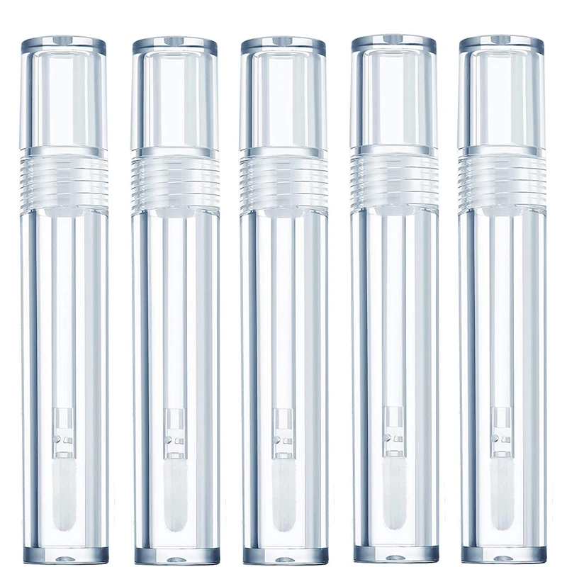 10-50pcs 5ml Empty Lip Gloss Tube Clear Balm Bottle Refillable Eyelash Growth Liquid Cosmetic Containers Lipstick Container | Красота и