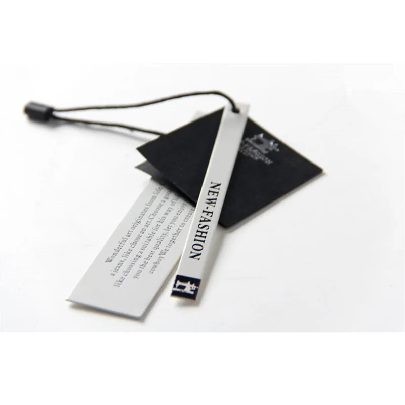 

Swing Tag Garment Paper Hangtag/Customized Clothing Hang Tag/Garment Price Tag VK306