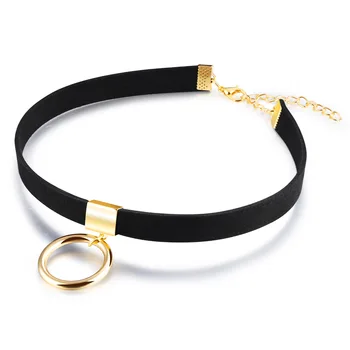 

Black Neck Band Collar Round Short Collar Chain For Women Gift