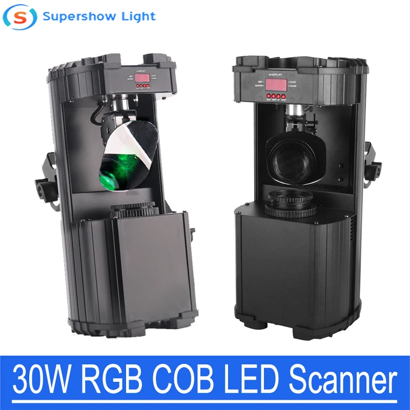 Прямая продажа с фабрики Высокое качество Новые 30W COB RGB светодиодный гобо сканер
