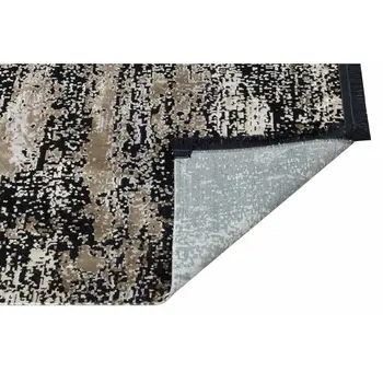

Apex Lucca 3 'x 7' Polypropylene Black Runner Rug