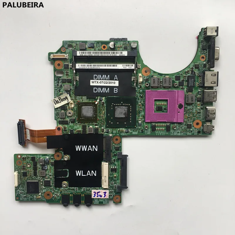 PALUBEIRA материнская плата для ноутбука Dell XPS M1330 CN 0PU073 0K984J 0D057F Материнская DDR2