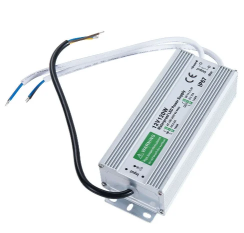 Водонепроницаемый светодиодный драйвер 120 ватт DC12V 10A IP67 трансформатор питания Открытый