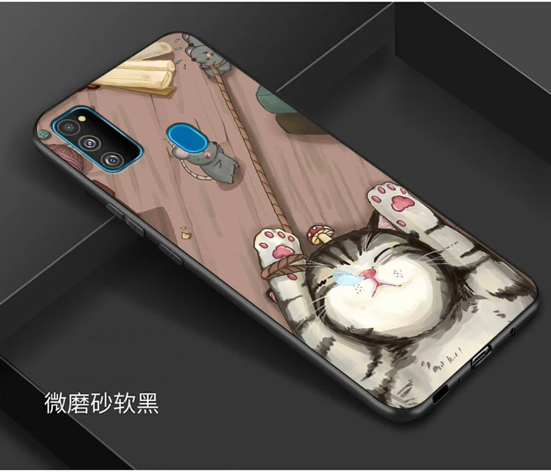 8 6,4 ''для samsung M30S чехол силиконовый мягкий черный чехол для телефона для samsung Galaxy M30S чехол m30s M 30S Fundas TPU задняя крышка - Цвет: 8