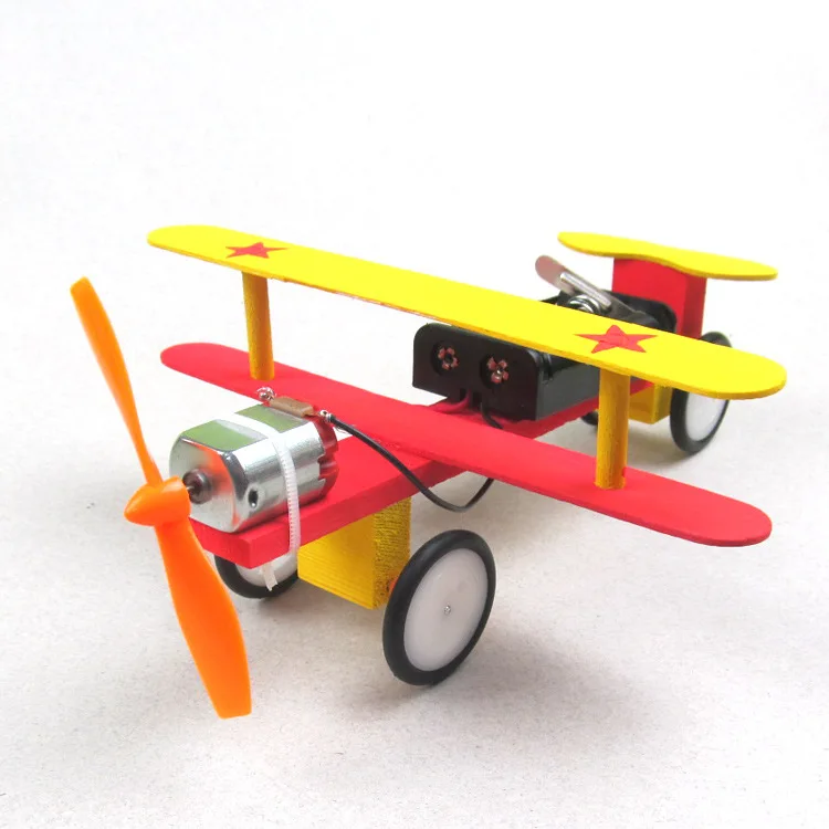 

Xiao qiao shou Handmade Small Production Physics Electric Sliding Airplane Middle School Students Invention Junior High School A