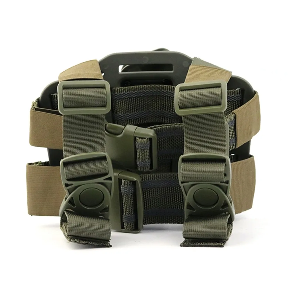 Outdoor Hunting Adjustable Holsters Pouch Quick Release Clasp Anti-slip Rubber Lining Nylon Leg Cover Pistol Strap Belt Bag
