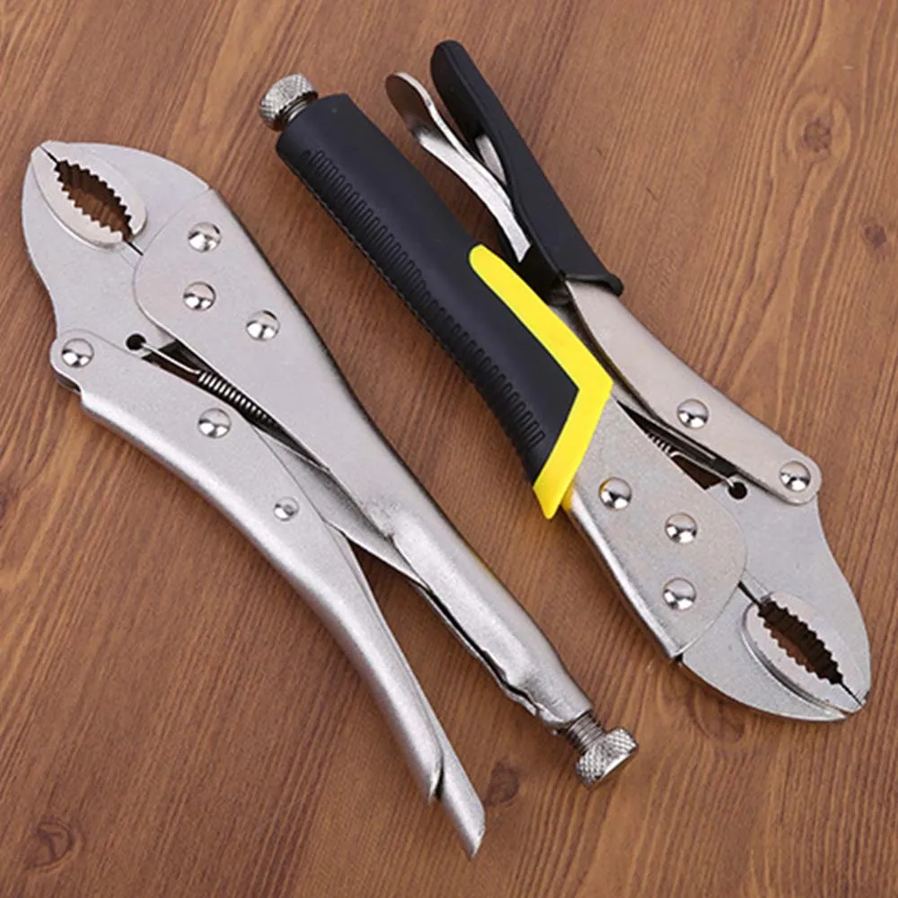 10 inch round mouth c-type pliers carbon steel