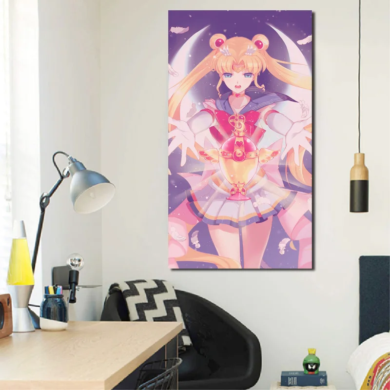 

Anime Sailores Mooning Wallpaper Canvas Painting Print Living Room Home Decoration Modern Wall Art Oil Painting Poster Pictures