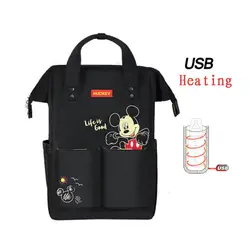 Дисней Мумия сумка Универсальный Большой ёмкость двойной плечо путешествия рюкзак детские сумки бутылка мешок мода изоляционные мешки