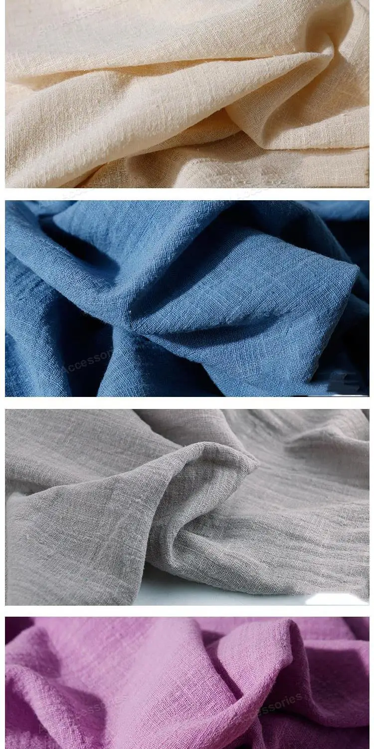 50 cm * 130 cm Leinen Stoff Textil Material Solide Stoff Für Sofa Möbel DIY Nähen Plain Polster Tuch Kleidung patchwork – Detail 6