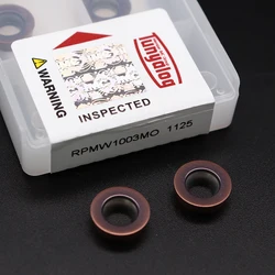RPMW1003 MO 1125 Insert rond en carbure CNC métal, outil de tournage de haute qualité rondeur de la Machine, lame de fraisage intuitive 