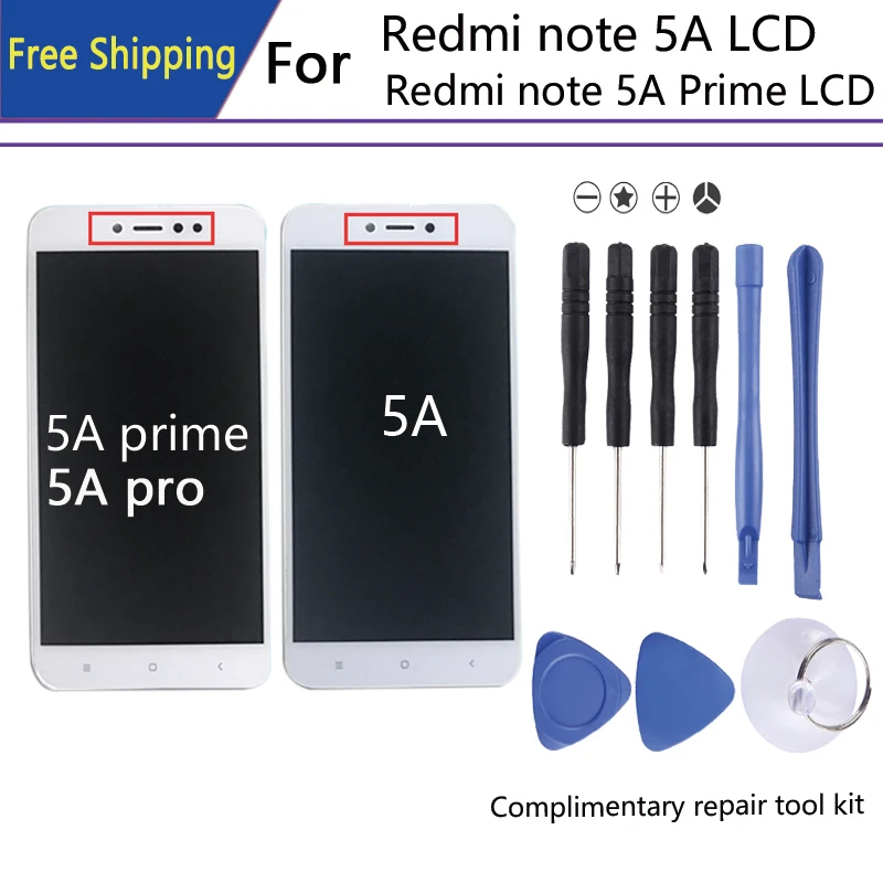 Для 5 дюймов Xiaomi redmi Note 5a lcd in мобильный телефон LDC note 5A Prime дисплеи pro Сенсорный