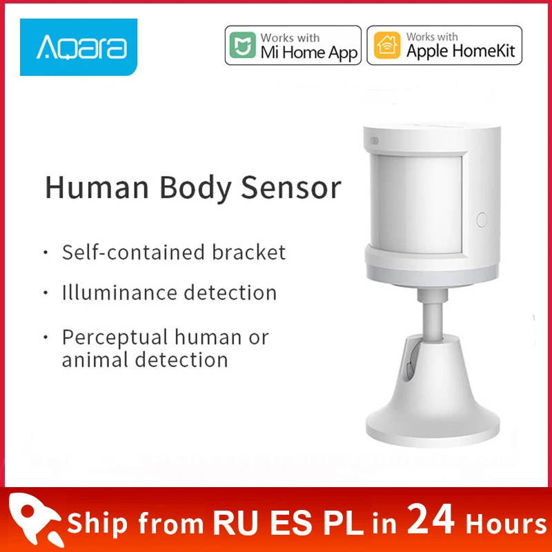 Умный датчик движения Aqara Zigbee Gateway 3 человека защита соединение Mi Home комплект для