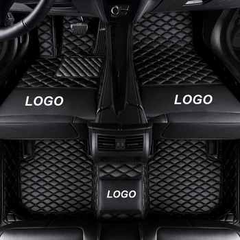 

Car Floor Mat for Audi tt mk1 mk2 a4 b8 b6 b7 b5 avant a5 sportback q7 4l a3 sportback Car Accessories Leather Floor Mat Carpet