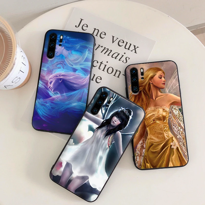 Черные силиконовые чехлы для huawei Y6 Y7 Y9 Prime 2018 2019 Nova 2i 3 4 3i Lite mate 10 20 Pro | Мобильные