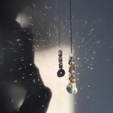 30 мм Хрустальный солнцезащитный чехол для окна, висящий офис, сад, великолепные хрустальные украшения, яркий солнцезащитный и эффектный Радужный производитель