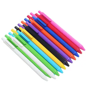 

Hot Colorful Sign Pen 20 Colors pens 0.5mm Refill ABS Plastic Write Length 400m And 10pcs 0.5MM Refills(Black/Red/Blue)