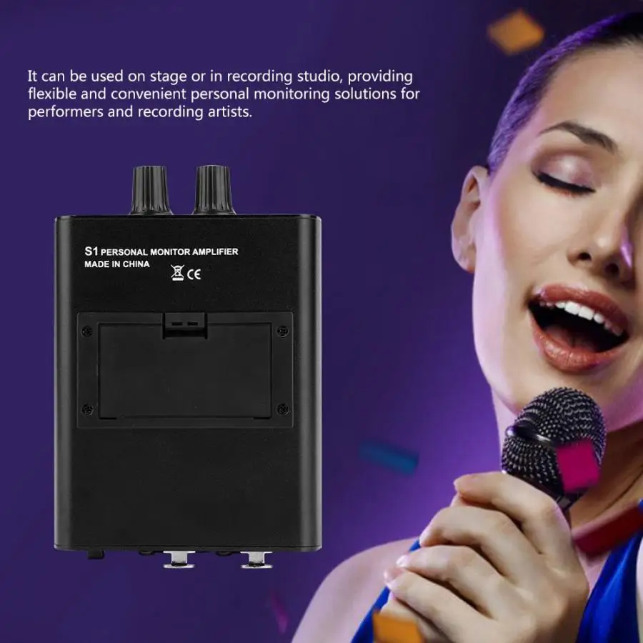 

Personal Ear Monitor Headphone Amplifier In-ear Monitoring System For ANLEON S1 in Stage Studio 100-240V US EU AU Plug Optional