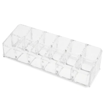 

Makeup Lipstick Lipgloss Organizer 12 Slot Clear Acrylic Brushes Pen Display