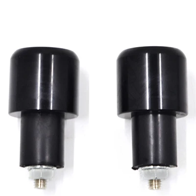 BLACK Grip End JAER мотоцикл Упоры для рук на руль велосипеда велосипед CNC Заготовка руль акустическая система концы слайдер красный для Yamaha Kawasaki Honda Байк - Цвет: BLACK Grip End
