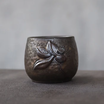 

LUWU ceramic tea cup vintage chinese kung fu cup 220ml