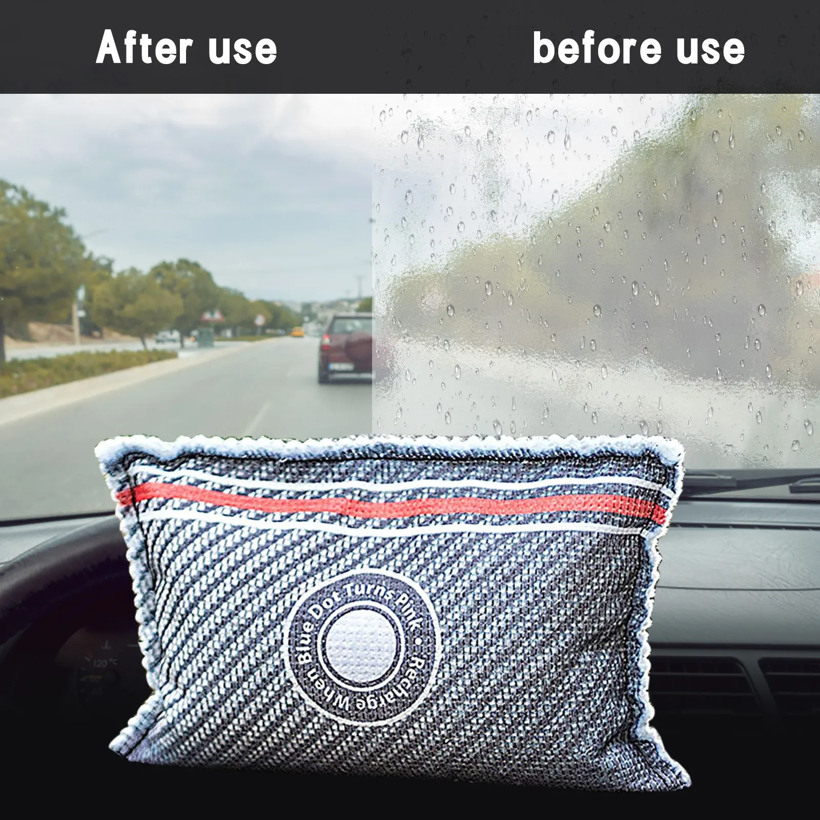 Deshumidificador reutilizable para el hogar, herramienta que puede Absorber la humedad y la condensación del coche, absorbente de humedad