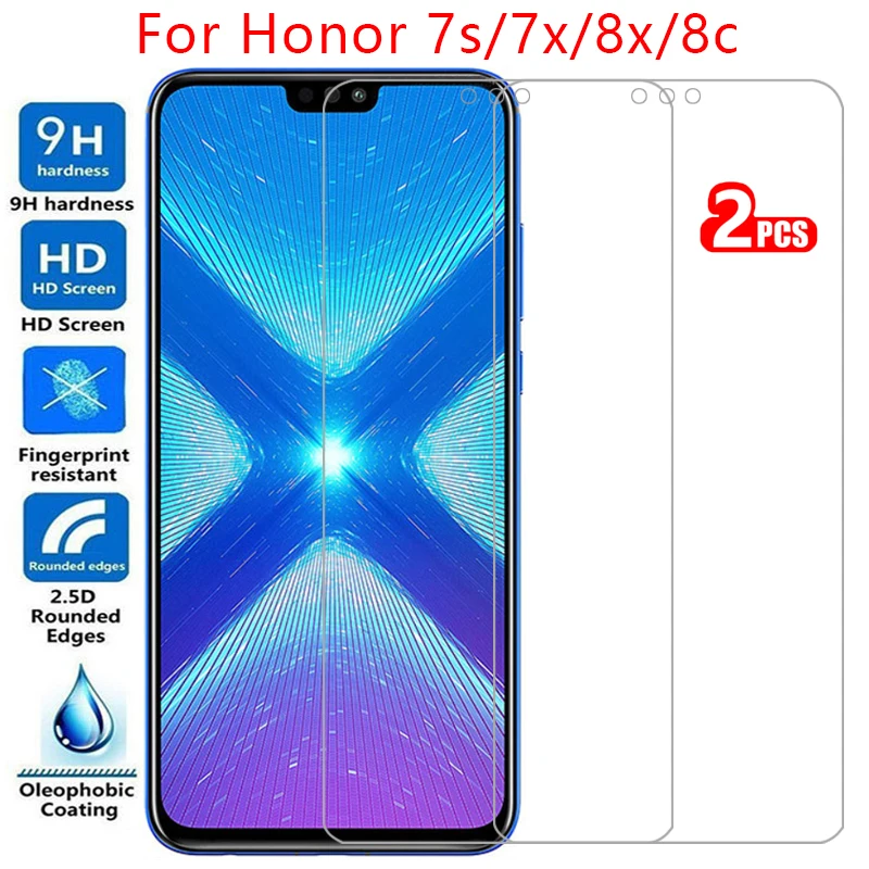 protective tempered glass for honor 7s 7x 8x 8c screen protector on honor7s honor8x honer onor 7 s 8 x c s7 x7 x8 c8 safety film | Мобильные