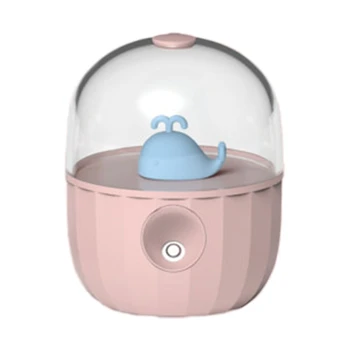 

Cute Cartoon Household Air Humidifier Transparent Half Cover Spray Portable USB