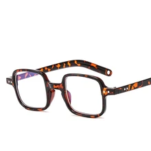 Новинка, унисекс, квадратные, индивидуальные очки, ногти, модные, анти-синие, Ретро стиль, плоские, зеркальные, повседневные, простые, классические, синий, светильник, очки