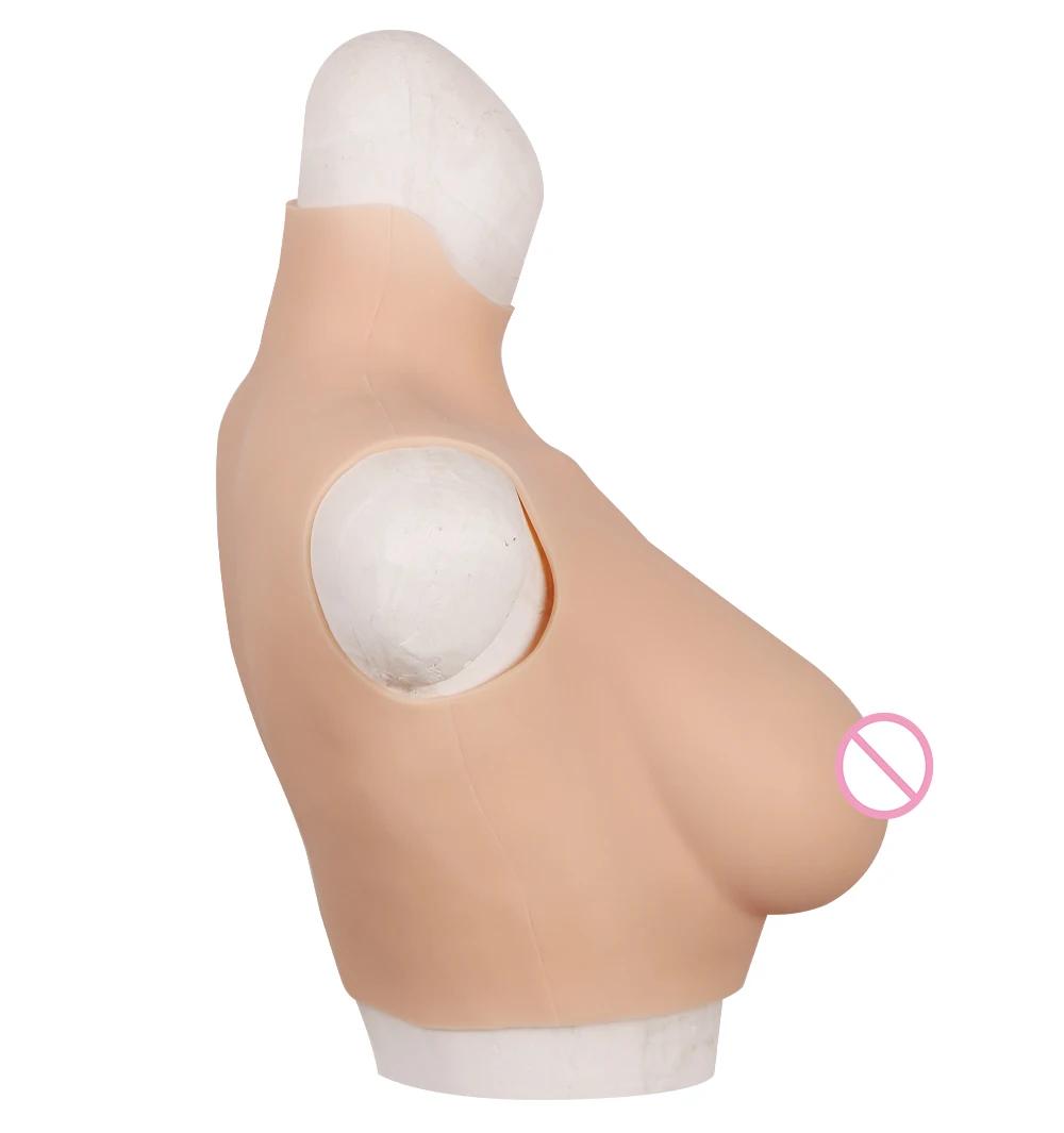 E cup Food grade silicone breast form Gel filling Breast plate Tit for crossdresser drag queen sissy cosplay fake boobs Chest (7)