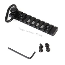 Тактический Handguard Picatinny Keymod рейка адаптер с QD база 1,25 дюймов Слинг поворотный 8 Слот 2,44 дюймов для Keymod Handguard