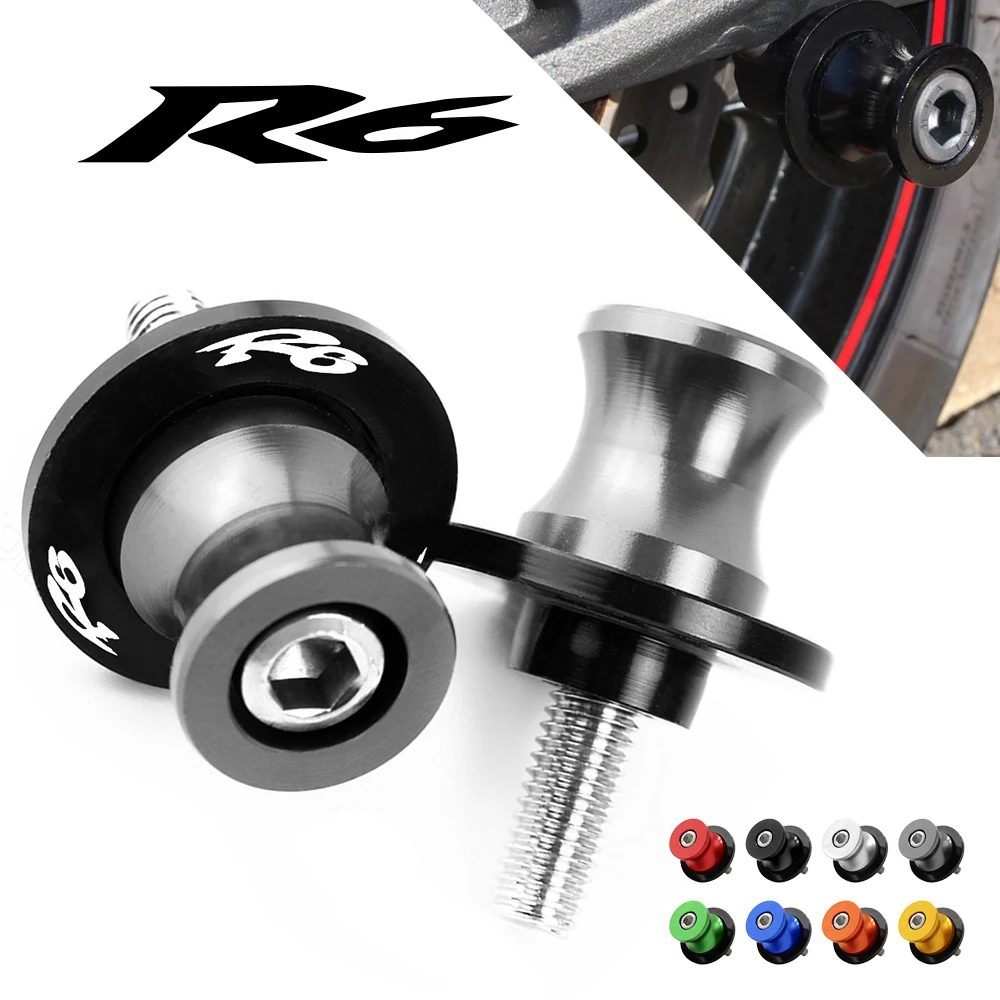 6 м для yamaha YZF R6 1999 2000 2001 2002 2003 2004 2005 2007-2016 Мотоцикл CNC Swingarm Слайдеры Катушки