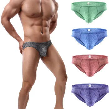 

Underwear Men Soft Briefs Underpants Splicing Solid Knickers Panties Shorts Sexy Gay Men Underwear Briefs Ropa Interior Hombre