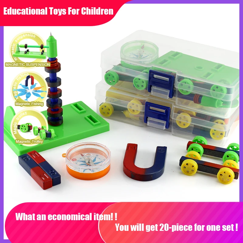 1 Набор в коробке научный эксперимент Обучающие магнитные кольца форме подковы U