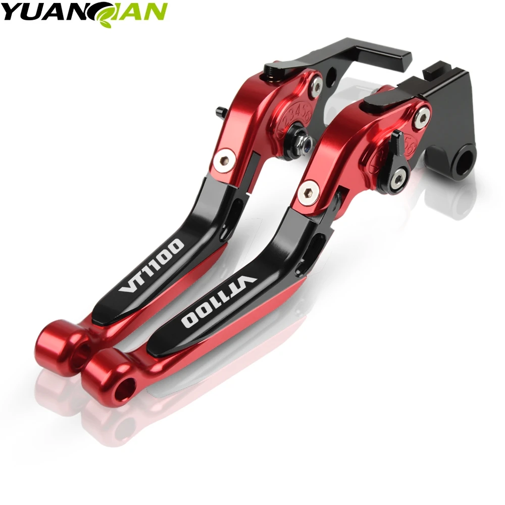 Для Honda VT1100 1995-2007 2001 2002 2003 2004 2005 VT 1100 ЧПУ мотоцикл регулируемые складные Выдвижная мото сцепления тормозные рычаги
