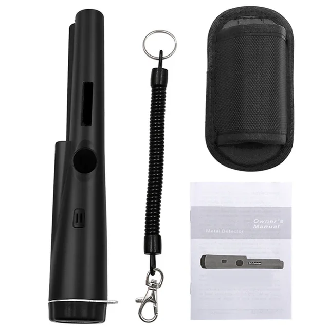 New Handheld Metal Detector Positioning Rod Detector black