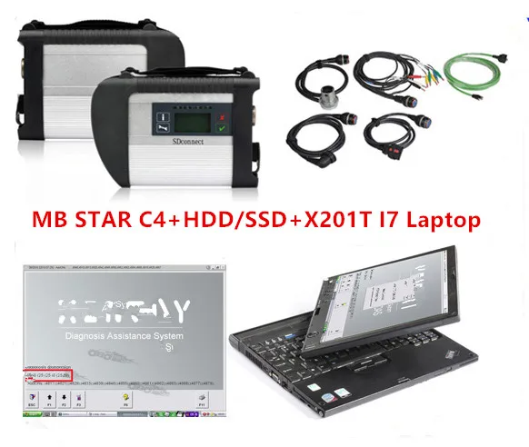 Гарантия качества полный чип MB Star C4 SD программное обеспечение для подключения