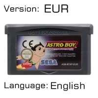 Astro Boy EUR 32 бит картридж для видеоигр консольная карта для nintendo GBA AVG Adventure Game Series версия на английском языке - Цвет: Astro Boy EUR