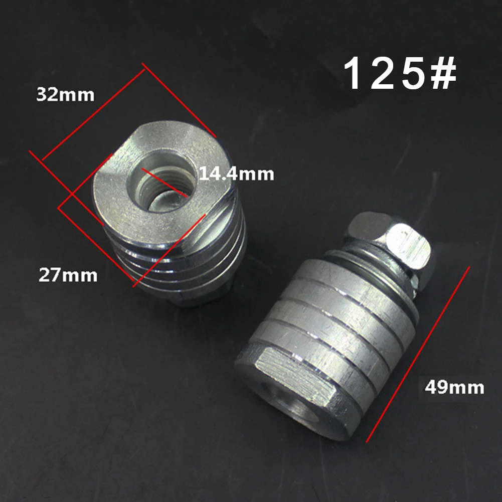 100/125mm Lock Nuts Angle Grinder Inner Outer Flange Nut Kits Angle Grinder Variable Slotting Machine Conversion Head M10 M14