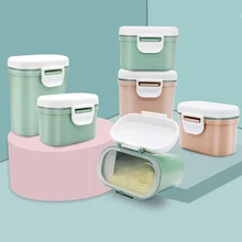 Детская коробка для хранения молочной смеси для младенцев, портативный дозатор молочного порошка, контейнер для хранения продуктов, чехол для кормления детей