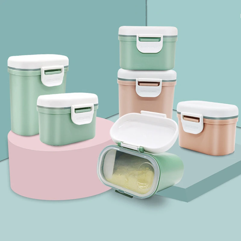 Boite De Rangement Du Lait De Bebe Lait En Poudre Portable Distributeur De Formule De Lait Conteneurs De Stockage Des Aliments Boite D Alimentation Snack Pour Enfants Aliexpress