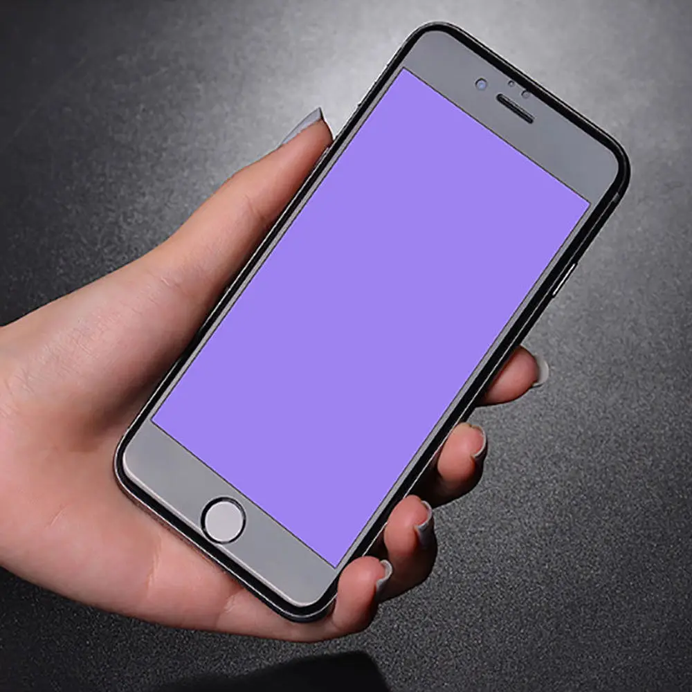 

Zfifimy 3D Full Cover Anti Blue Light Tempered Glass Screen Protector For iPhone 7 8 9H HD Protective Film For iPhone 7
