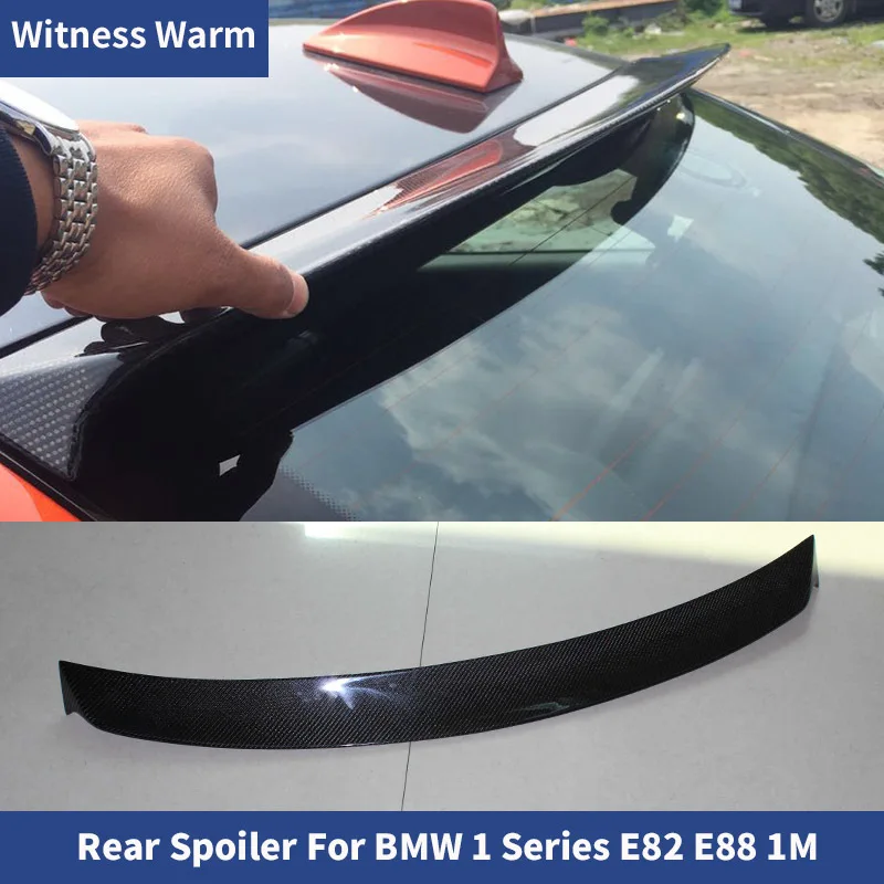 Задний спойлер на крышу из углеродного волокна крыло багажника для Bmw 1 серии E82 E88
