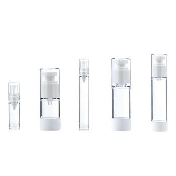 

5pcs Plastic Bottle Simple Plastic Prcatical Portable Dispenser Holder Bottle for Shampoo Skin Lotion