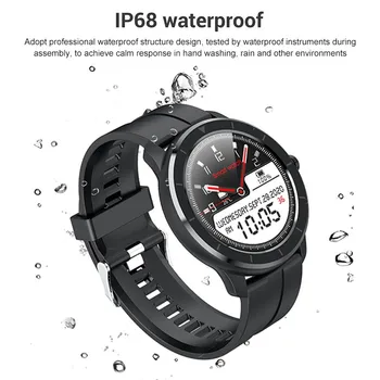 

Women Smart Watch Men Smartwatch Electronics Smart Clock Fitness Tracker Silicone Strap Watches For Android IOS reloj T6 Watch