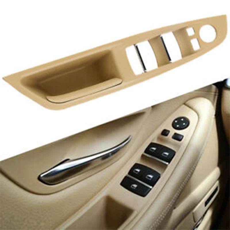 cheap Car Door Window Control Master Switch Panel Trim Bezel For BMW 5 Series F10 F18 520 523 525 Black White Red Panel Switch Parts