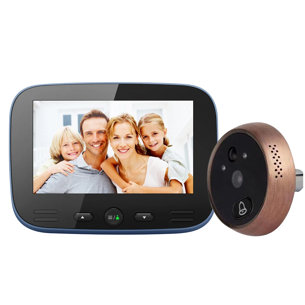 

Professional Home 4.3 Inch Color Screen Video Viewer Practical Electronic Night Vision LED Lights Door Camera Digital Peephole