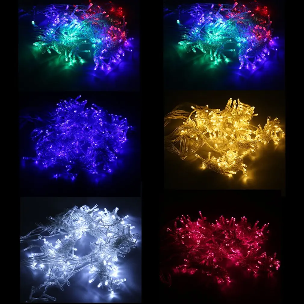 3 м X 3 м 448LED 220 В Рождественская гирлянда, сказочный Свадебный светильник для занавесок, 16 струн/набор, пять цветов на выбор, светильник