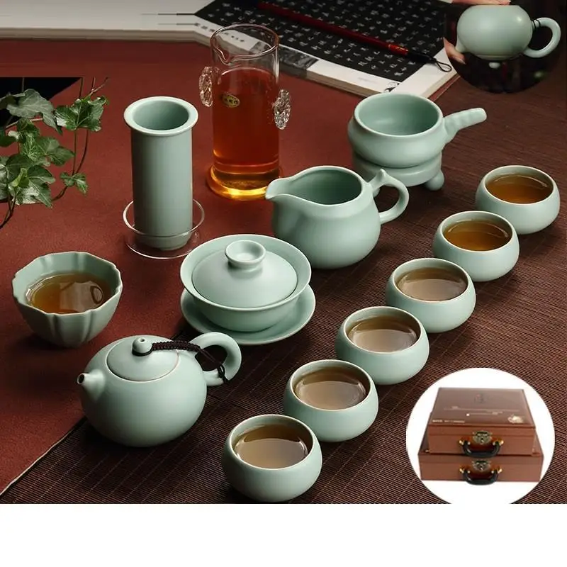  Kuchnia Teapot Bedroom Decor Teaset With Infuser Theepot Kitchen Kung Fu Chinese Tea Pot Home Decor - 4000399587370