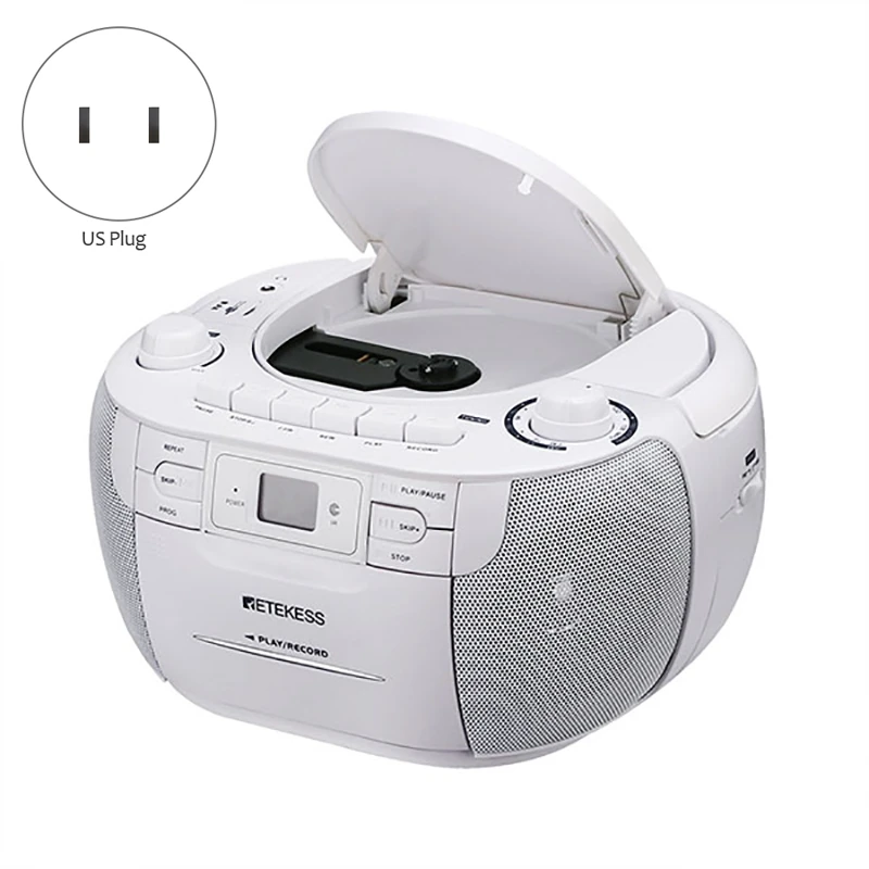 TR621 AM FM Radio Cassette Tape Player with CD